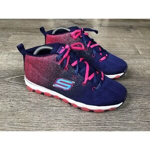 Skechers sport Youth Girls Size 4 Purple Pink sneakers 80014L Junior Shoes
